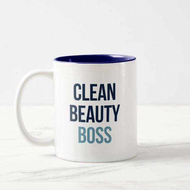 Clean Beauty Boss Coffee Mug for Beautycounter (Left)