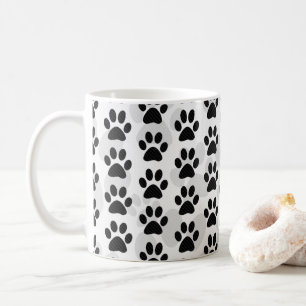 Clean Black & White Aesthetic Dog Lover Coffee Mug