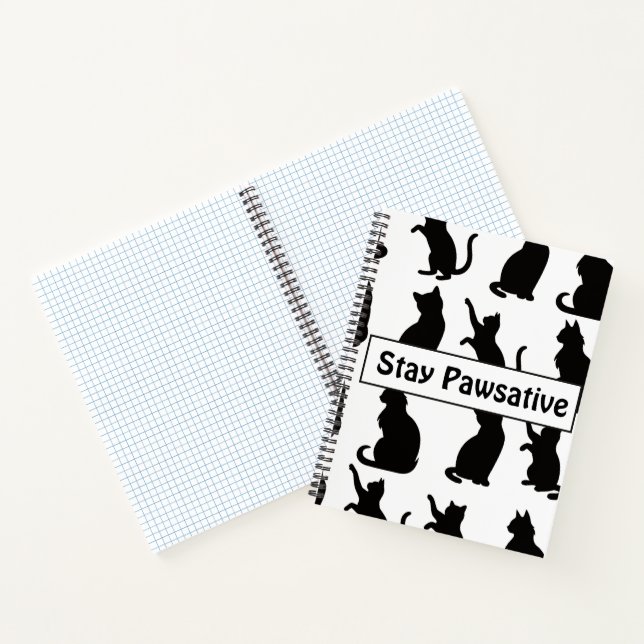 Clean Black & White Bold Notebook Journal (Inside)