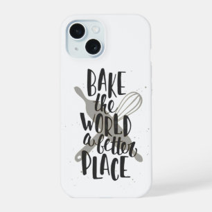 Clean Black & White Simple Phone Case bake