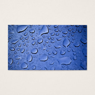 Clean Blue Water Droplets