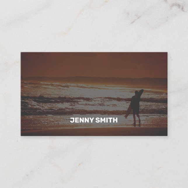 Clean Brick Classic Business Card (Front)