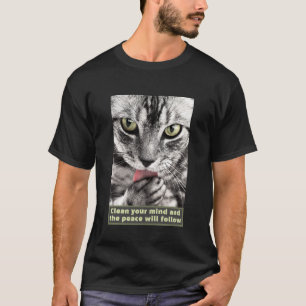 Clean Cat (dark) T-Shirt