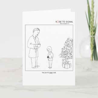 "Clean" coal holiday card