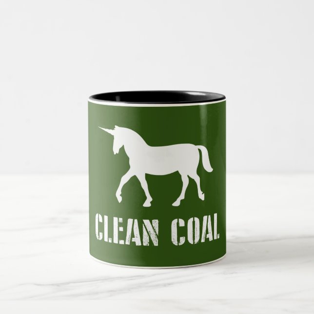 Clean Coal Two-Tone Coffee Mug (Center)