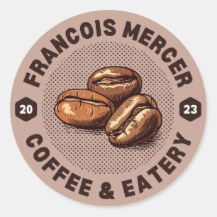 Clean Coffee espresso yourself but first coffe Classic Round Sticker