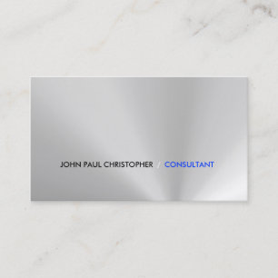 Clean Corporate Consultant Business Card
