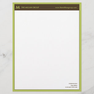 Clean Corporate Letterhead Design