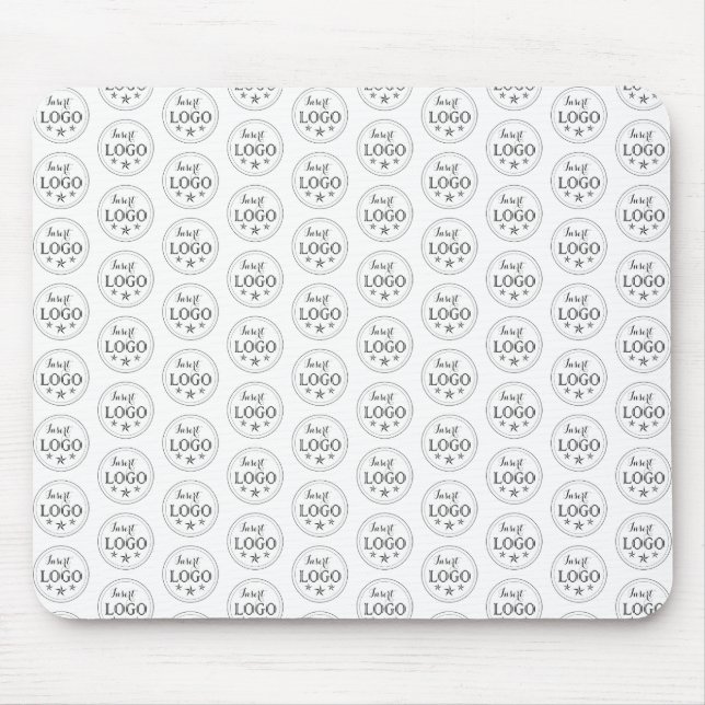 Clean Custom Logo Pattern Desk Mat Mouse Mat (Front)
