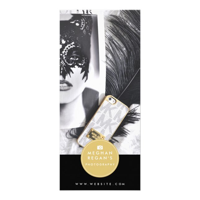 Clean Design Rack Card - Fashion Photography (Front)