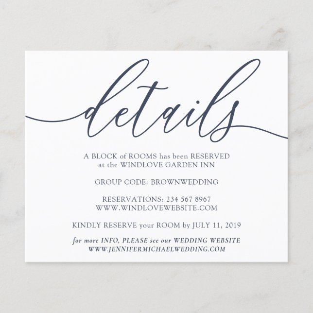 Clean Details Simple Wedding budget Flyer (Front)