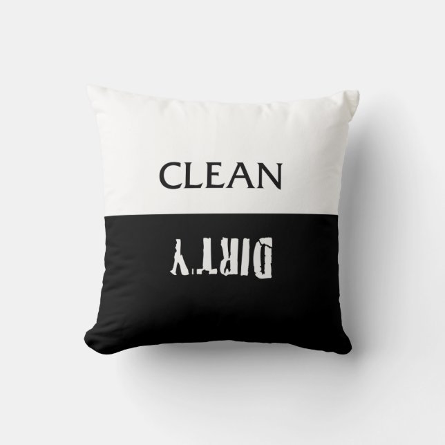 Clean Dirty Dishes Magnet Pillow (Front)