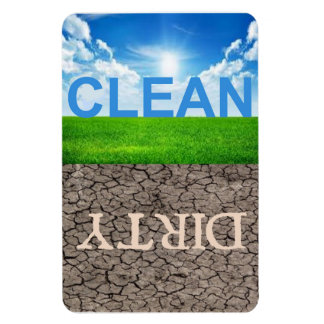 Clean Dirty Dishwasher 4"X6" magnet