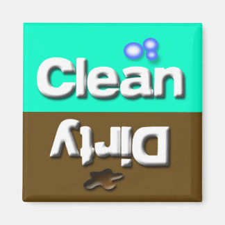 Clean/Dirty Dishwasher Kitchen Dishes Magnet