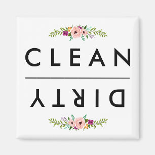 CLEAN / DIRTY Dishwasher Magnet
