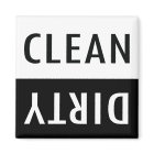 Clean dirty dishwasher magnet