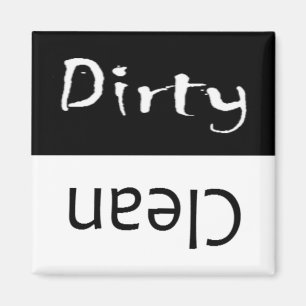 Clean Dirty Dishwasher Magnet