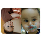 Clean Dirty Dishwasher Personalised Photo Magnet