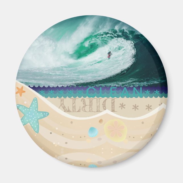 Clean/ Dirty Flip Side Beach Mode Magnet (Front)