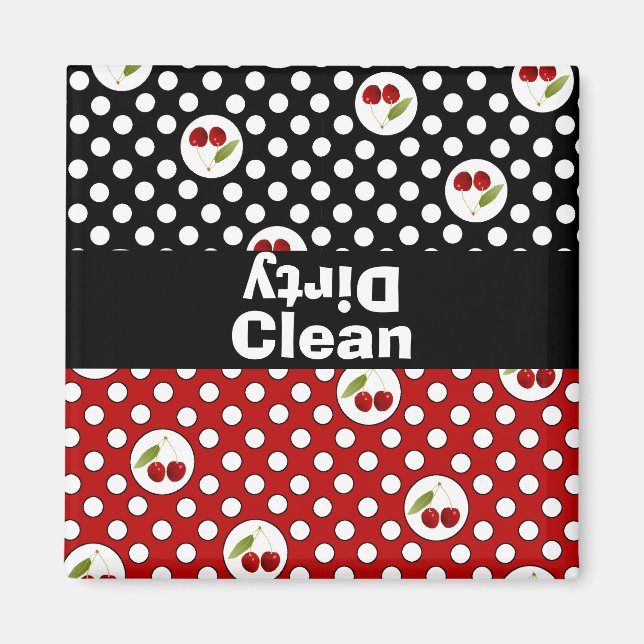 Clean & Dirty Fun Dishwasher Magnet (Front)