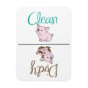 Clean/Dirty Little Pig Dishwasher Magnet