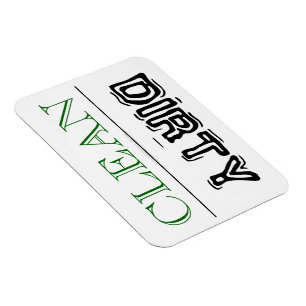 CLEAN DIRTY Multi-Purpose Dishwasher Clothes Dryer Magnet