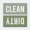 Clean Dirty Sage Olive Green Dishwasher