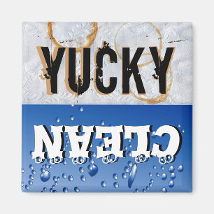 Clean & Dirty Yucky Dishwasher Magnet