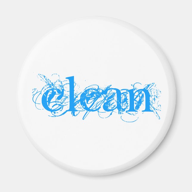 Clean dishwasher magnet (Front)