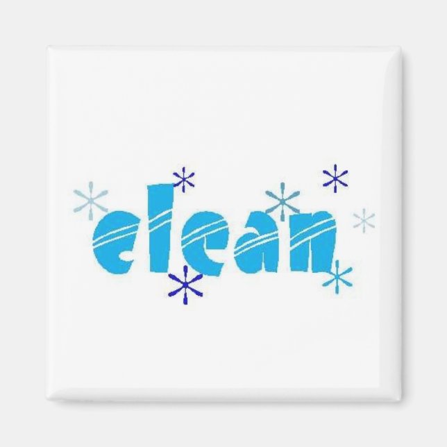 "CLEAN " Dishwasher Magnet (Front)