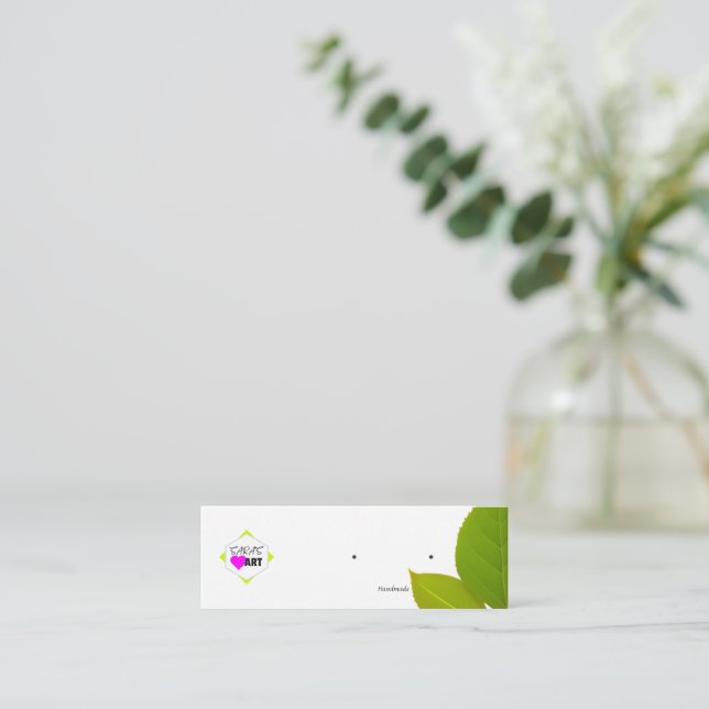 Clean Earring Display Cards (Standing Front)