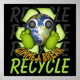 Clean Earth - Recycle Poster