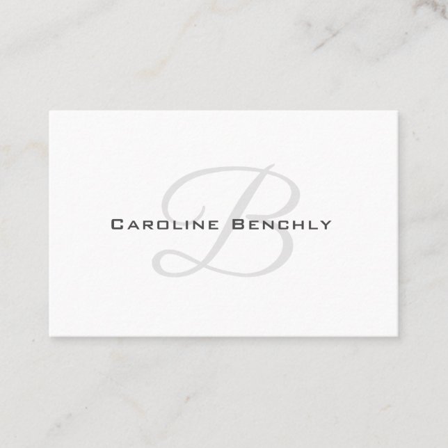Clean & Elegant Legal Services Design Business Card (Front)