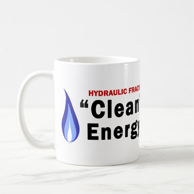 Clean Energy; Dirty Water Mug (Left)