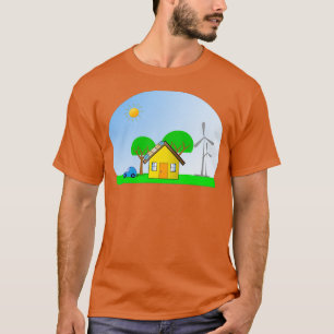 Clean Energy Snow Globe T-Shirt