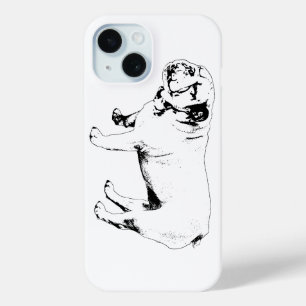clean form poise, bulldog iPhone 15 case