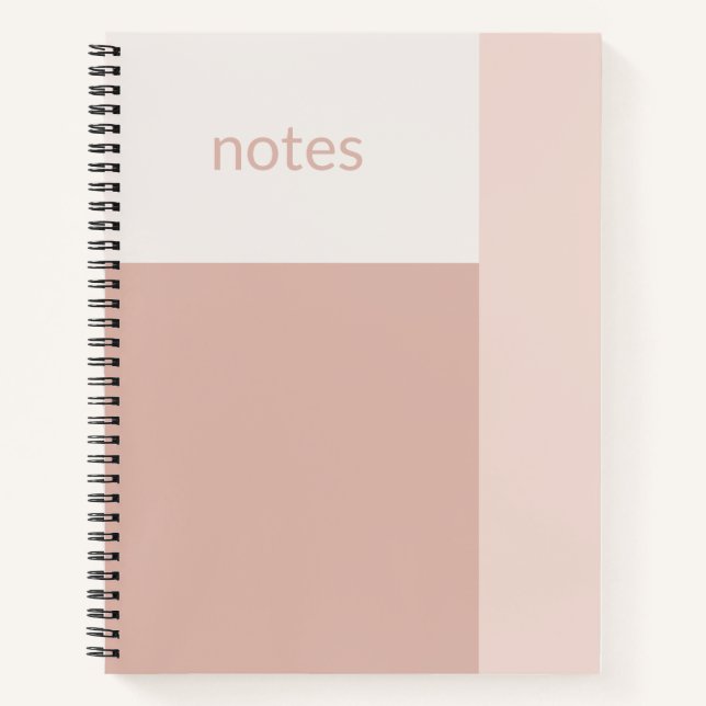 Clean Girl Lilac Cream Customisable Notebook (Front)