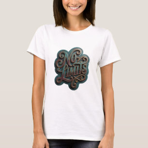 Clean Gold NO LIMITS Wearable Art T-Shirt