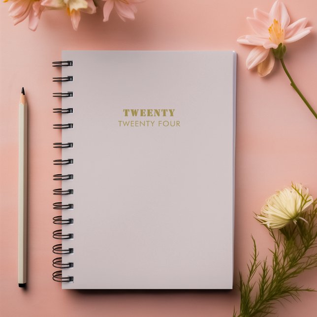 Clean Gold Pink Minimal Twenty Twenty Four Script Planner (Creator Uploaded)
