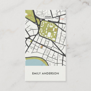 CLEAN HARVARD UNIVERSITY MASSACHUSETTS OUTLINE MAP BUSINESS CARD