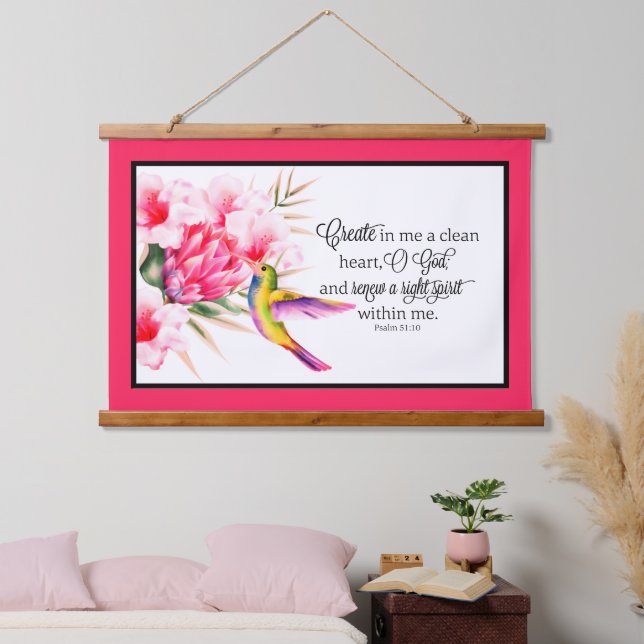 Clean heart  hanging tapestry (Bedroom)