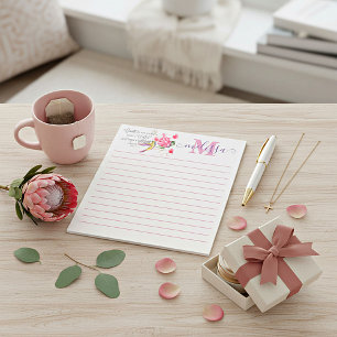 Clean heart personalised notepad