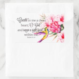 Clean heart  rectangular sticker