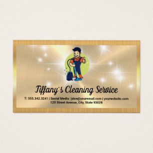 Clean House Logo Sparkle   Gold Metallic
