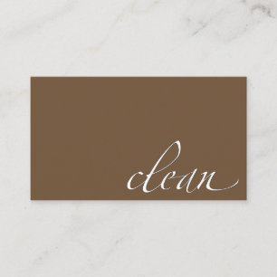 Clean Housecleaning Cleaner Business Card