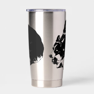 clean joy line, corgi calm insulated tumbler
