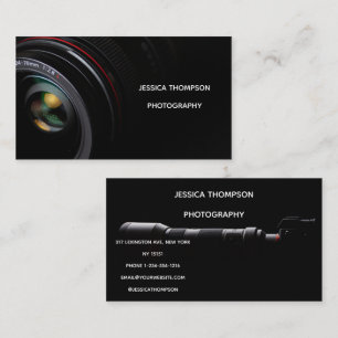 Clean Layout Horizontal Freelance Wedding Videogra Business Card
