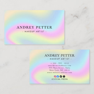 Clean Layout Linen Professional Business Card