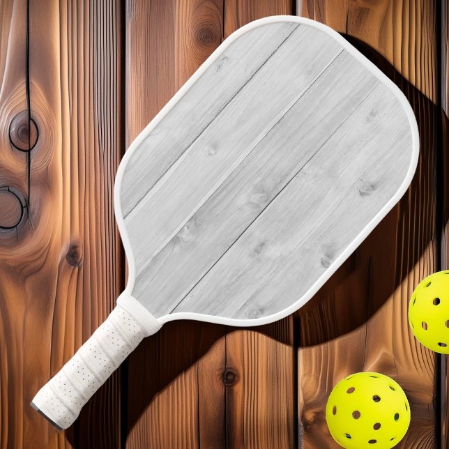 Clean Light Grey Wooden  Pickleball Paddle (Creator Uploaded)