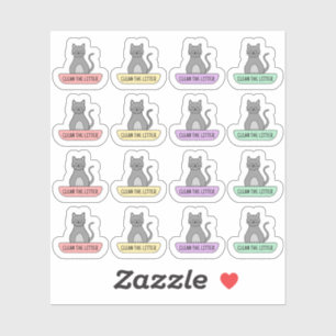 Clean Litter Box Pet Reminder Cat Care Planner